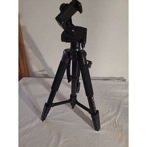 VICTIV NT70 Black Aluminum extending Tripod with Pan Head No Pan Handle